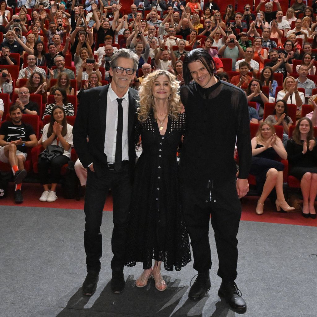 Präsentation von "Family Movie" mit Kevin Bacon, Kyra Sedgwick und Travis beim Karlovy Vary International Film Festival, Juli 2026