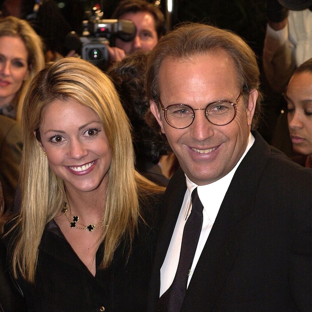 Kevin Costner mit Christine Baumgartner, Dezember 2000