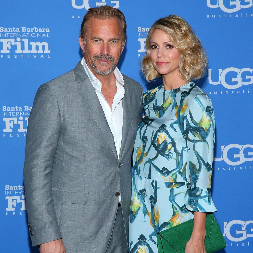 Kevin Costner und Christine Baumgartner, 2015