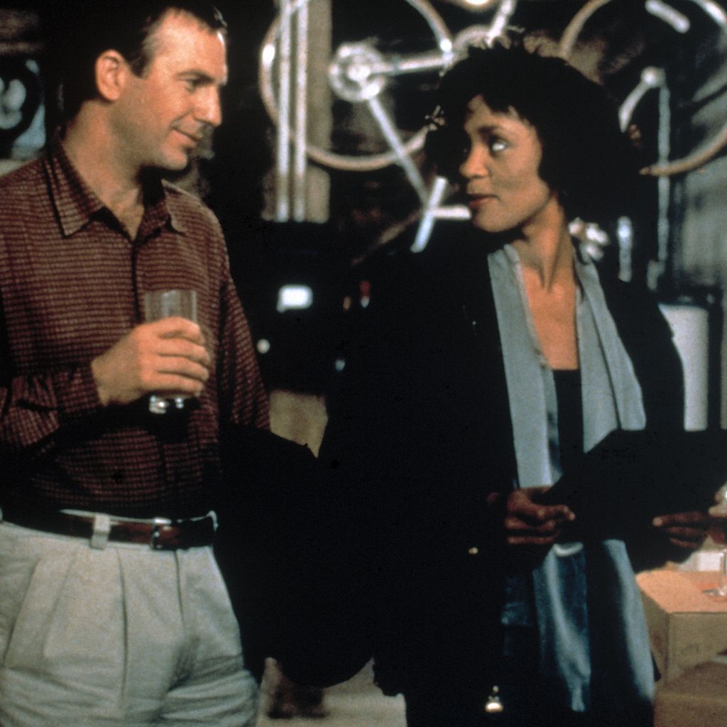 Kevin Costner und Whitney Houston in "Bodyguard"