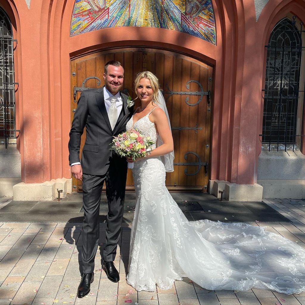 Kevin Großkreutz mit seiner Frau Caro