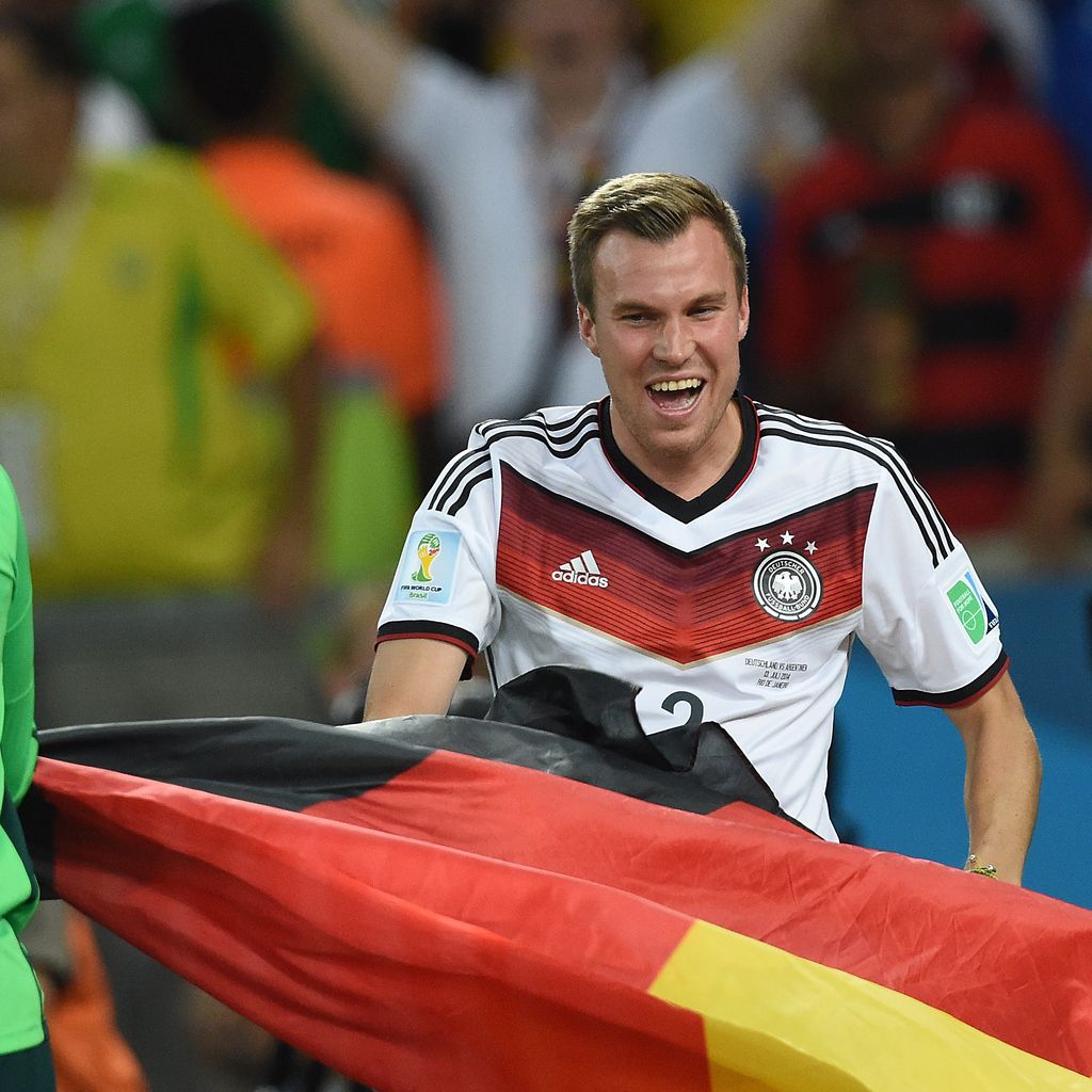Kevin Großkreutz nach dem WM-Sieg der Deutschen 2014 in Brasilien