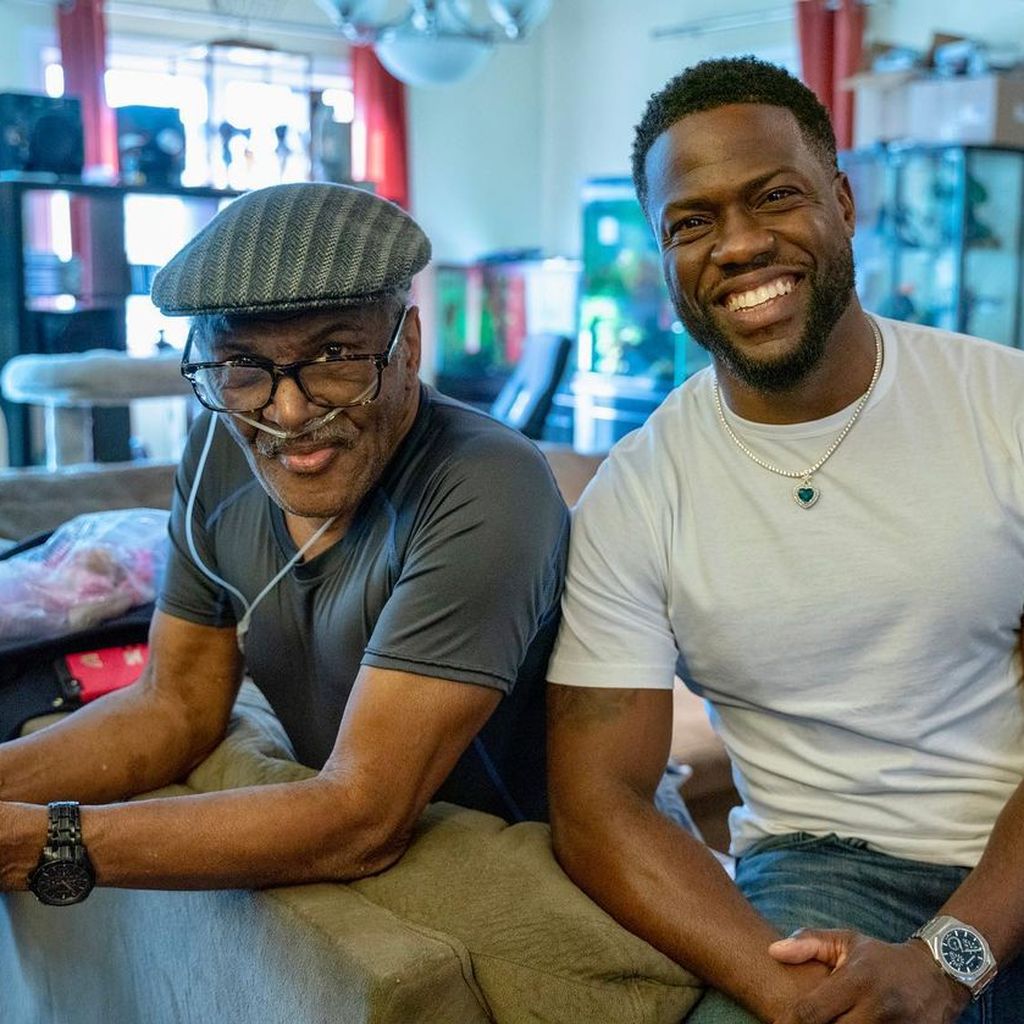 Kevin Hart (r.) mit seinem Vater Henry Witherspoon
