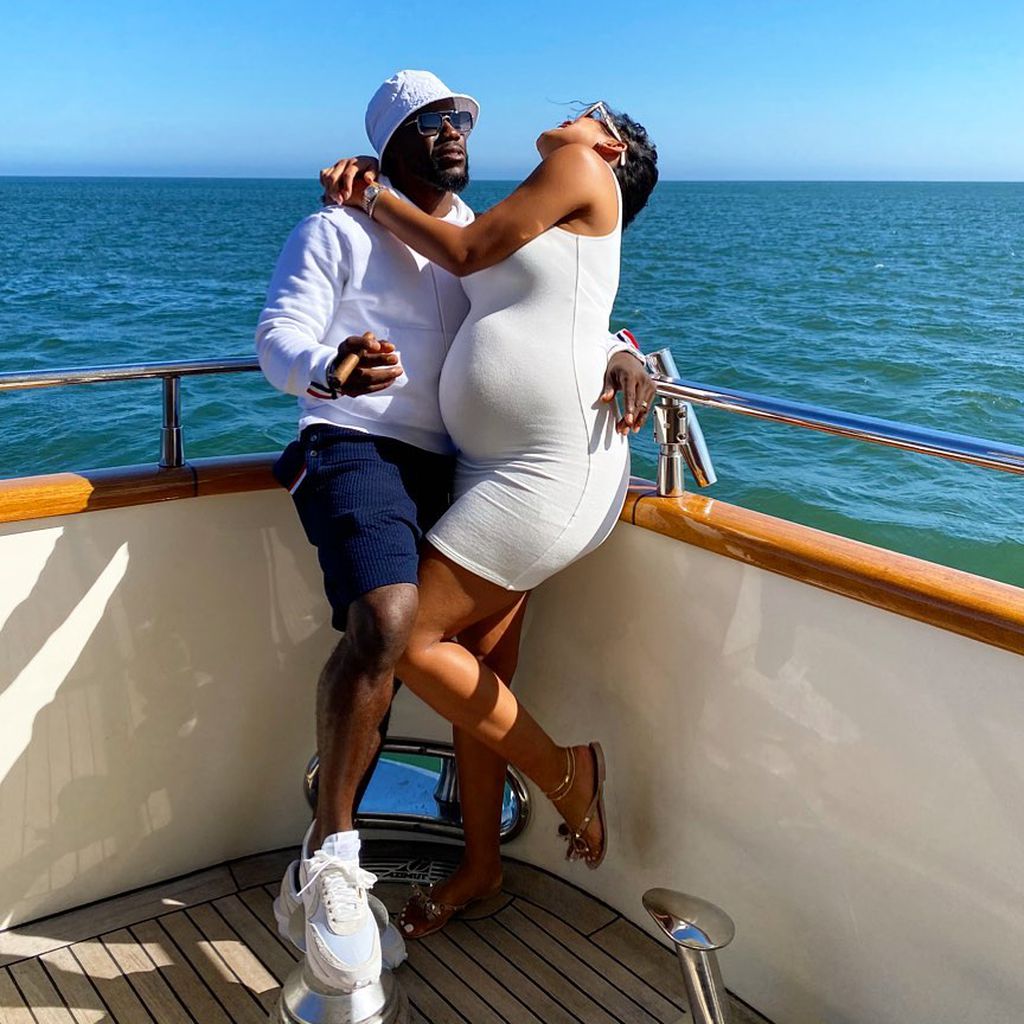 Kevin Hart mit seiner Ehefrau Eniko