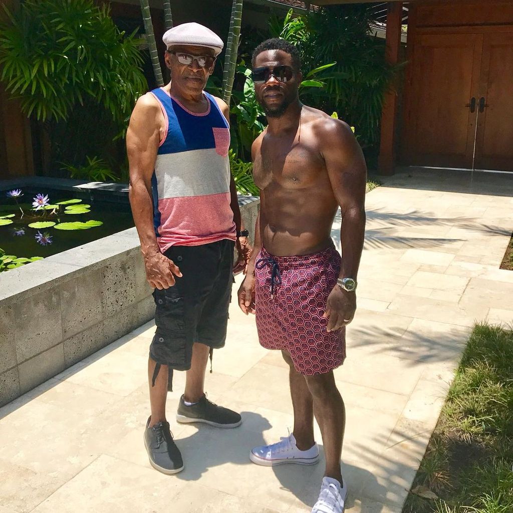 Kevin Hart (r.) mit seinem Vater Henry