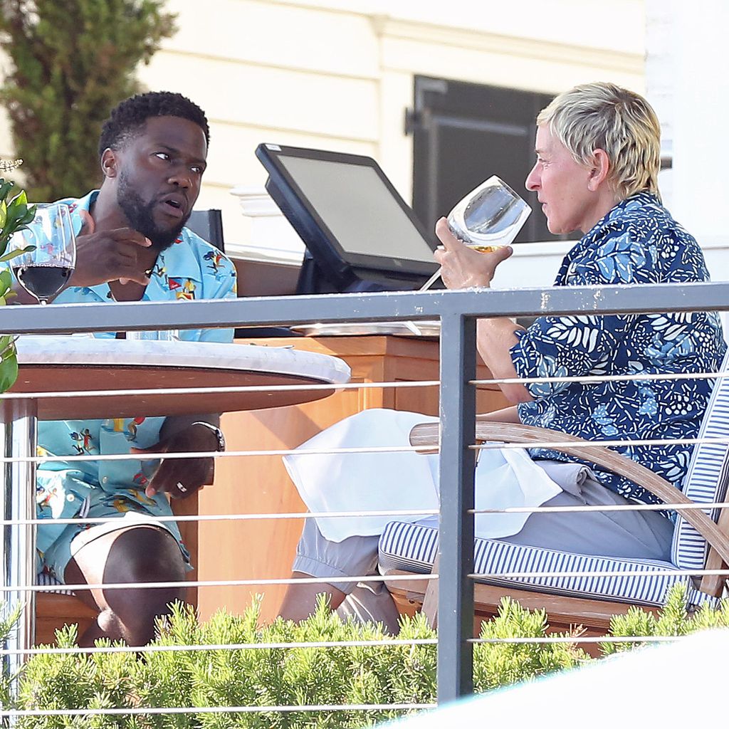 Kevin Hart und Ellen DeGeneres im August 2020