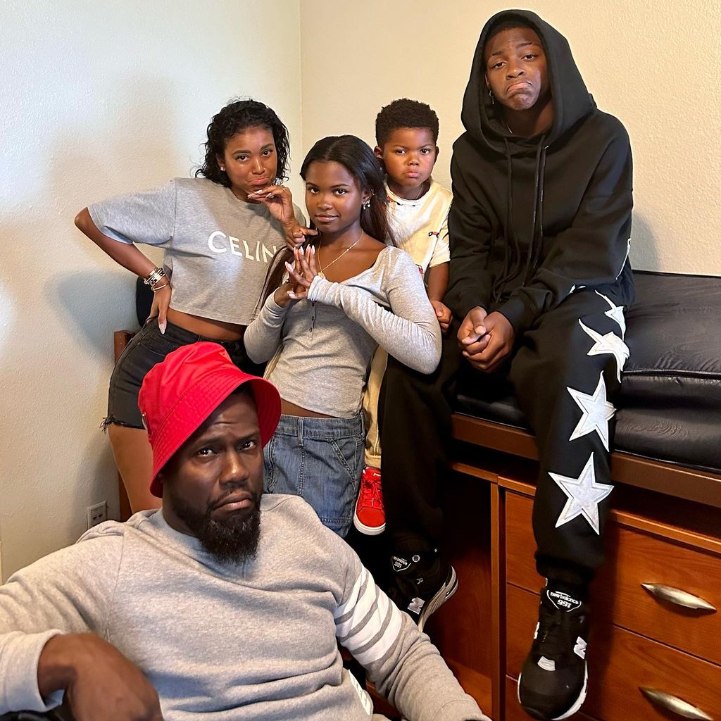 Kevin Hart und seine Familie im August 2023