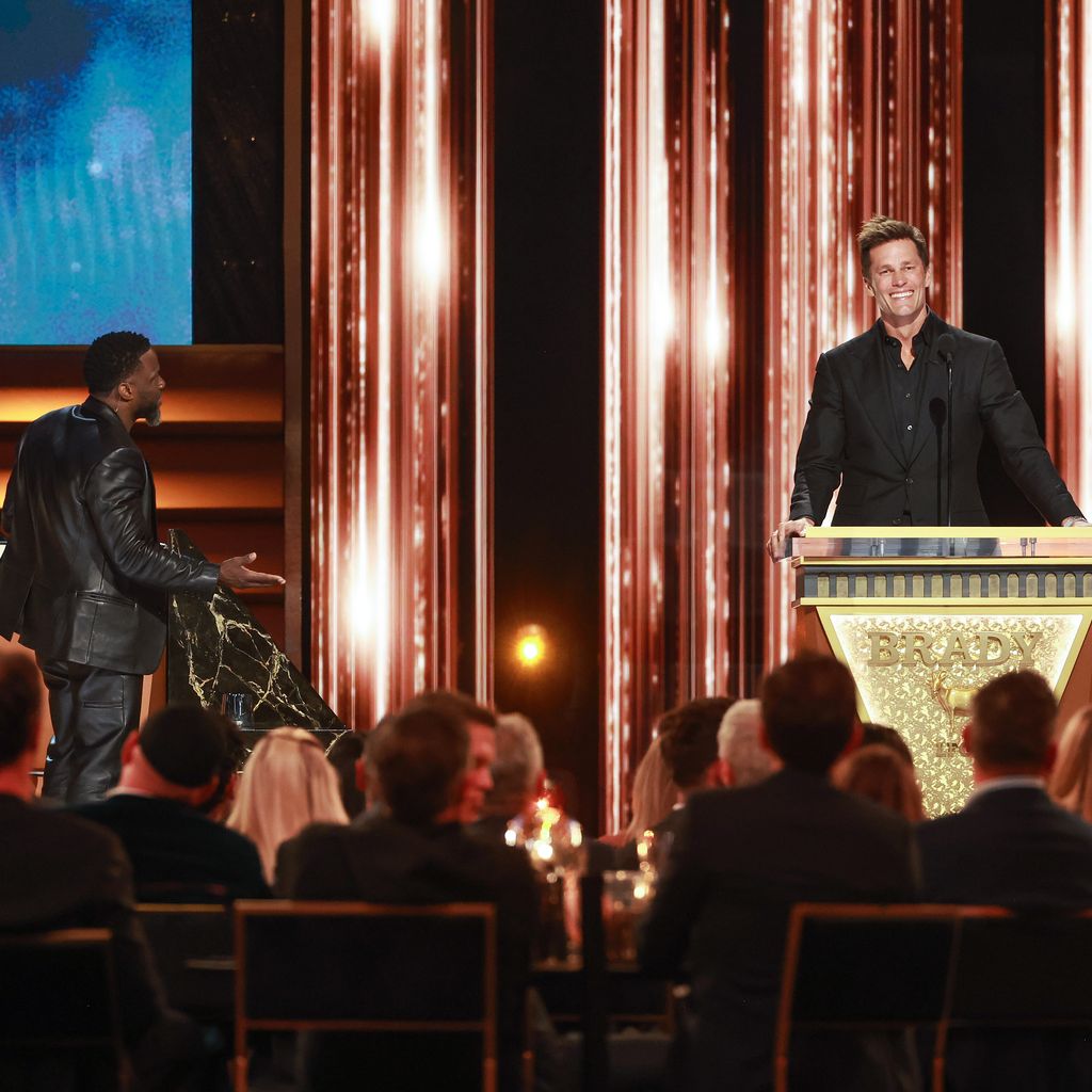 Kevin Hart und Tom Brady beim "Greatest Roast Of All Time: Tom Brady"