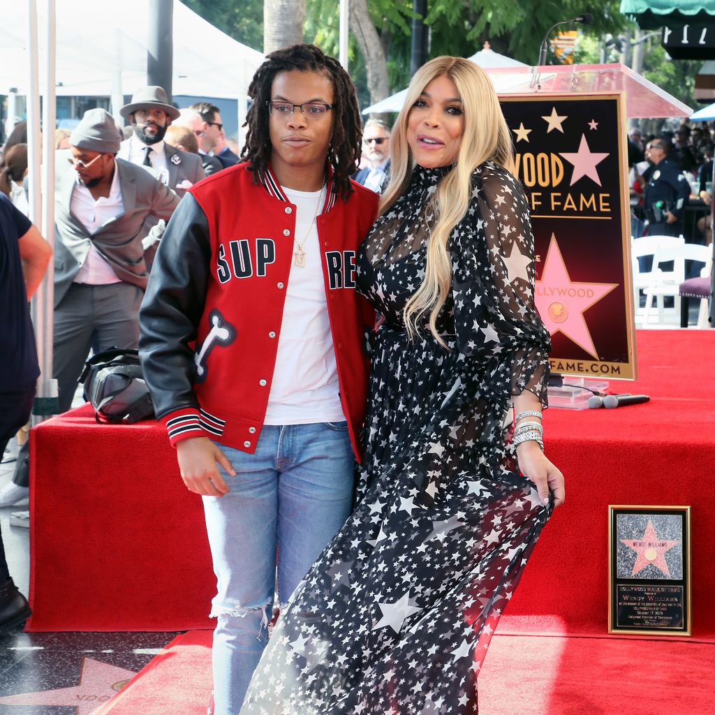Kevin Hunter Jr. mit seiner Mutter Wendy Williams