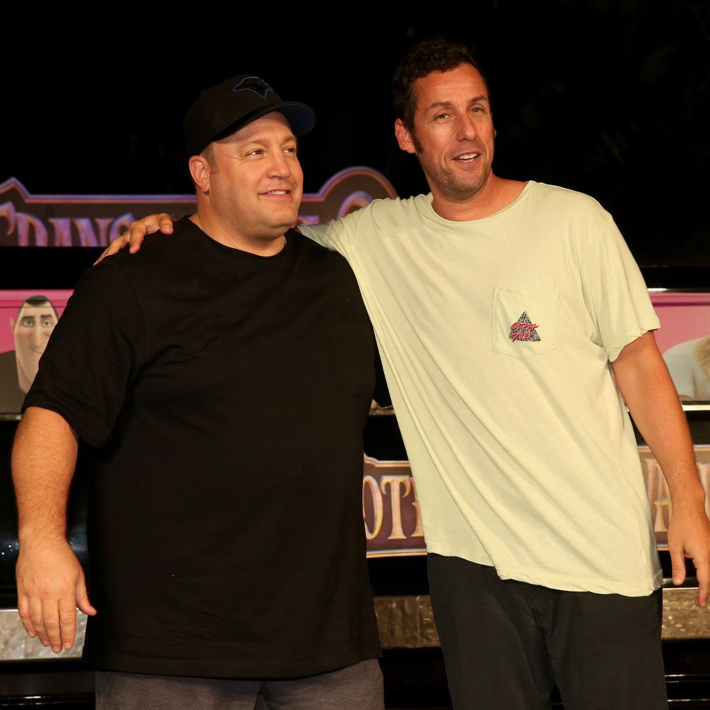Kevin James und Adam Sandler, 2015