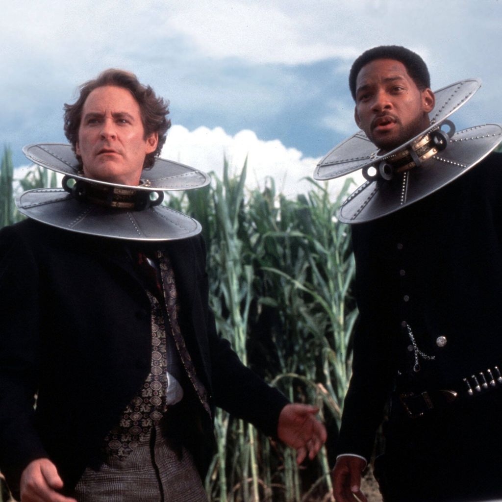 Filmszene aus "Wild Wild West" mit Kevin Kline und Will Smith, 1999