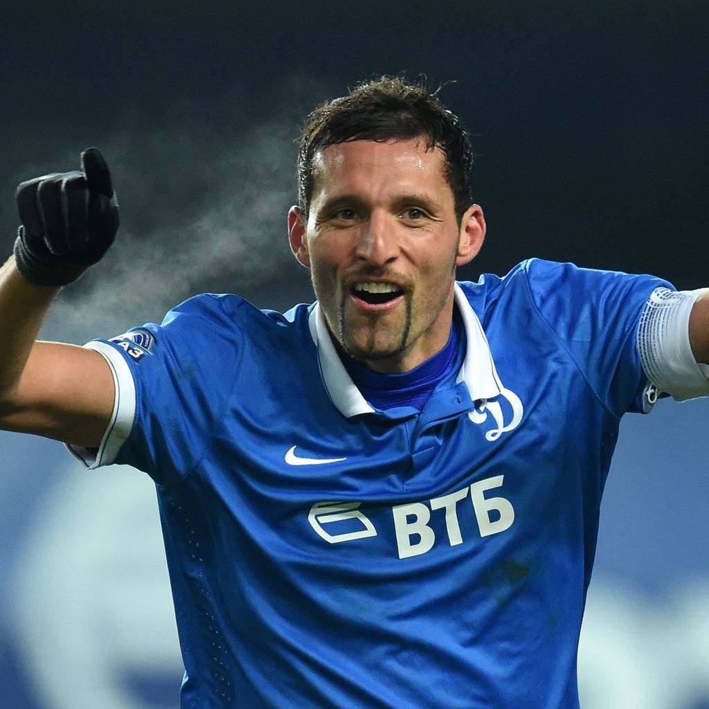 Kevin Kuranyi 2014 im Trikot von Dynamo Moskau