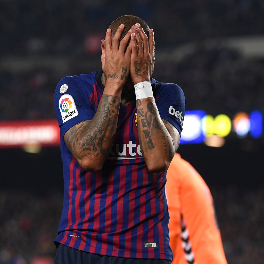 Kevin-Prince Boateng bei seiner FC Barcelona-Premiere im Februar 2019