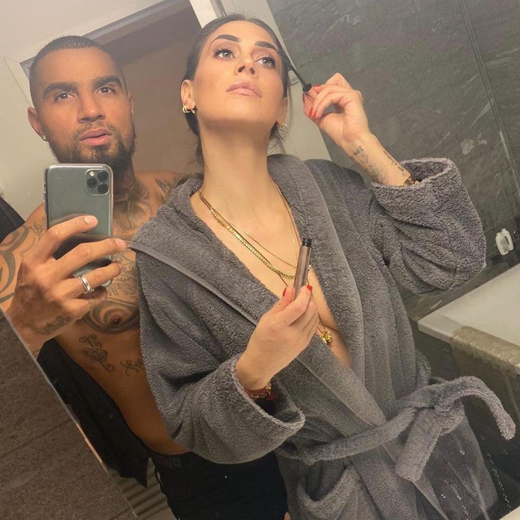 Kevin Prince Boateng und seine Ehefrau Melissa