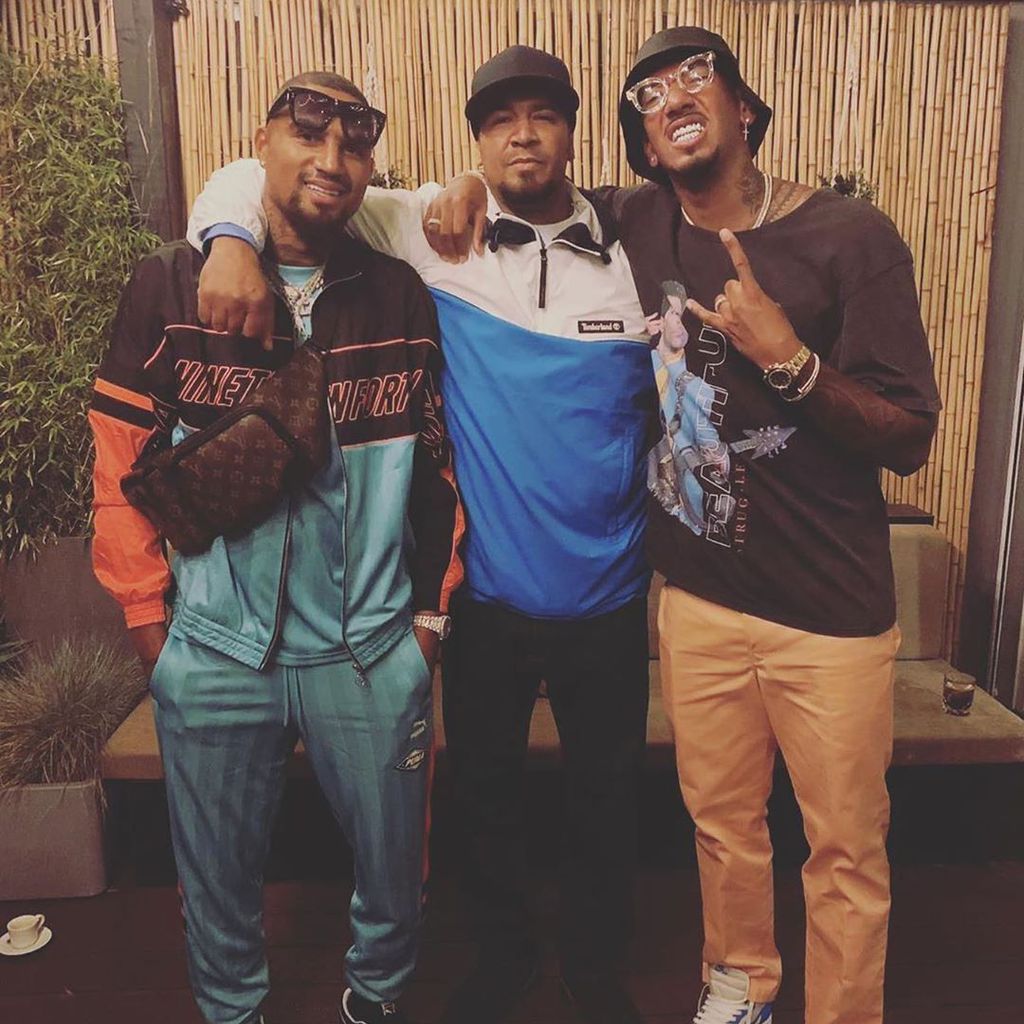 Kevin Prince, George und Jérôme Boateng im September 2020