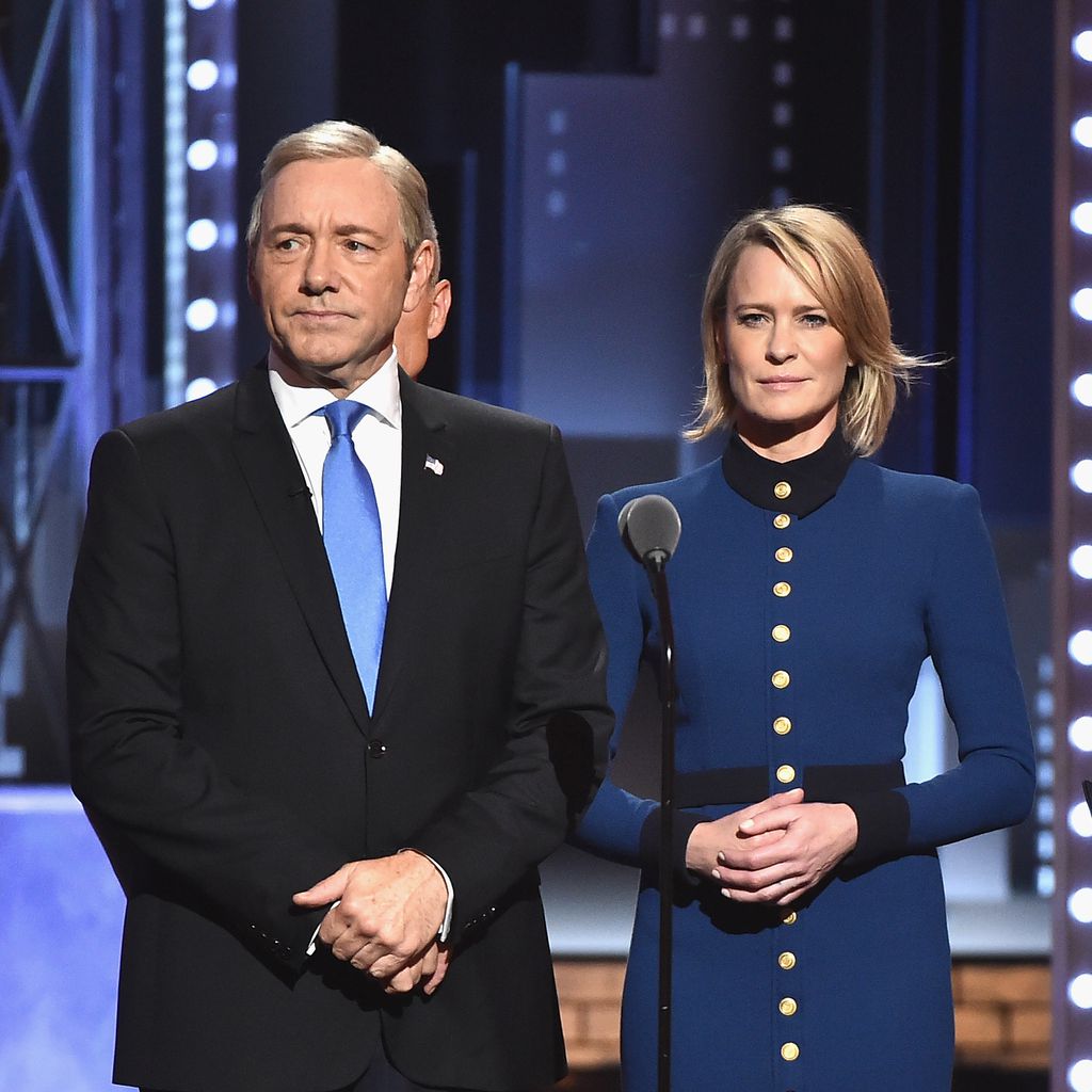 Kevin Spacey und Robin Wright bei den Tony Awards 2017