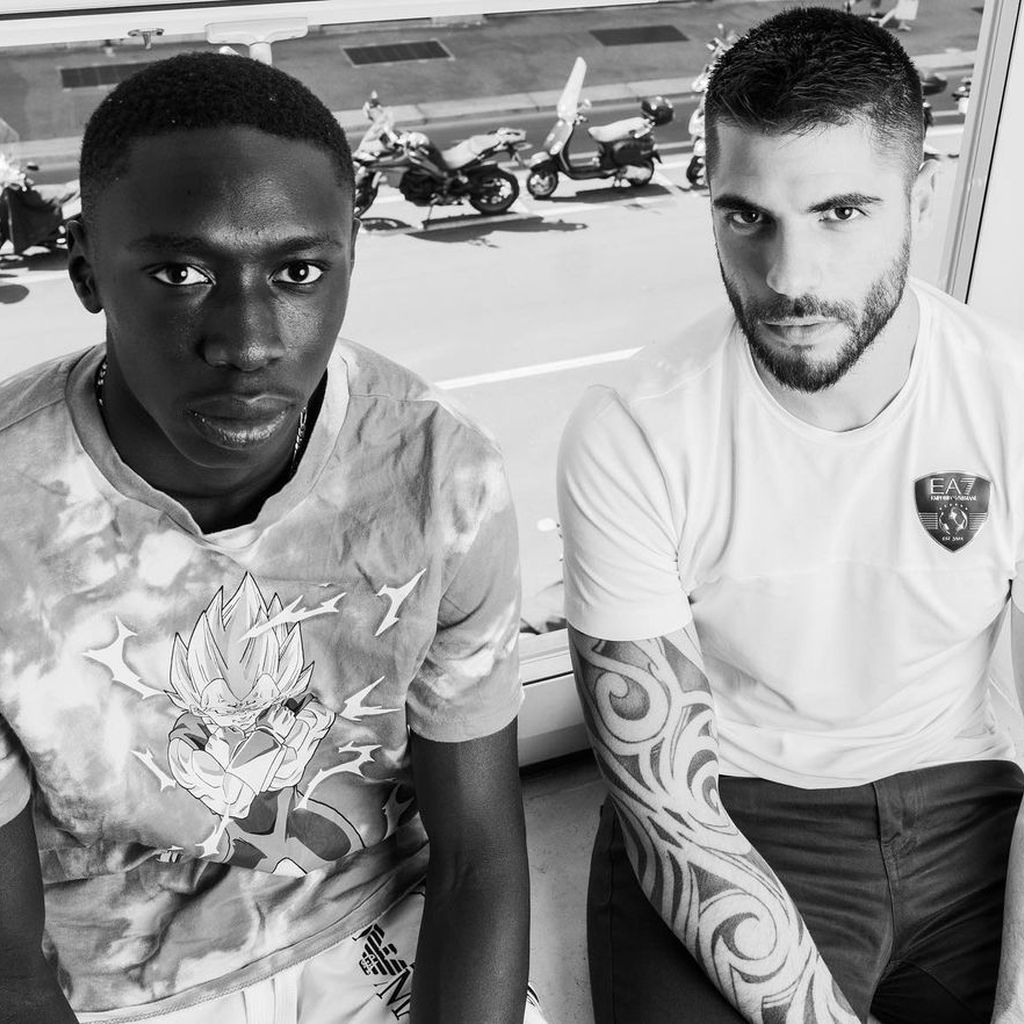 Khaby Lame und Riggio Alessandro im Juli 2021