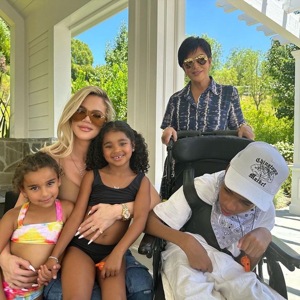 Khloé Kardashian, Dream Renée Kardashian, True Thompson, Kris Jenner und Amari Thompson