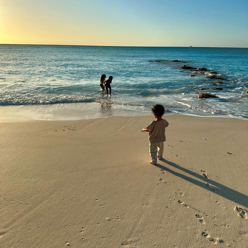 True Thompson und Tatum Thompson im April 2024