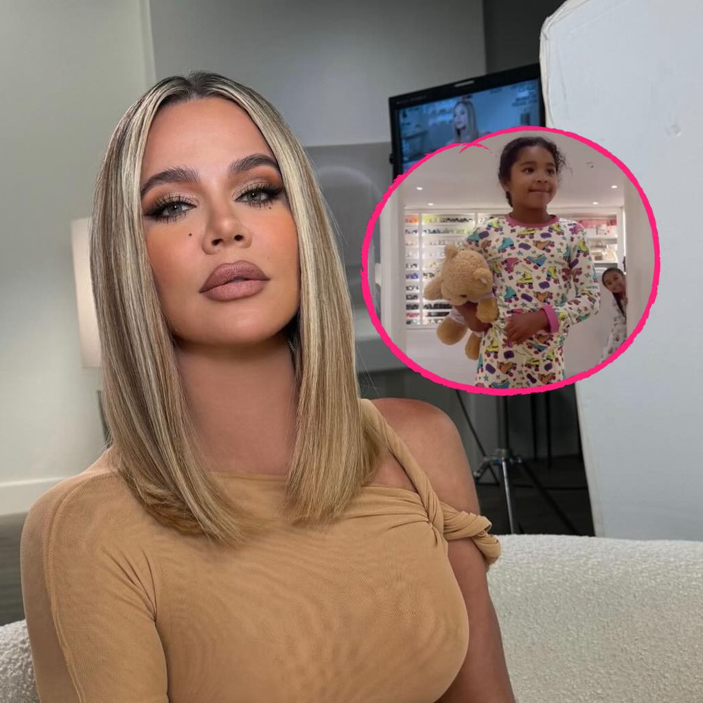 Khloé Kardashian und True Thompson mit Dream Renee Kardashian