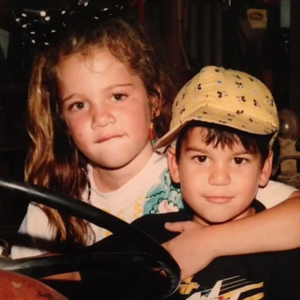 Khloe und Robert Kardashian als Kinder