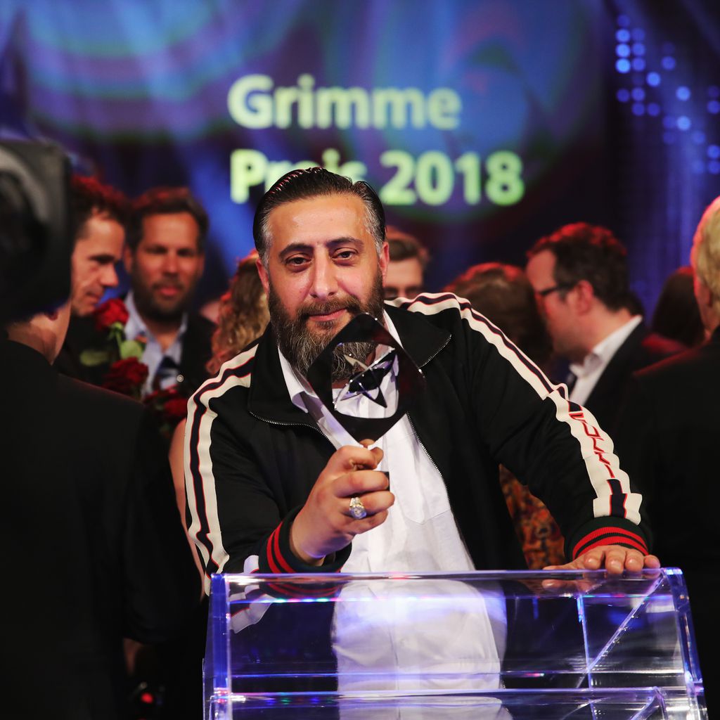 Kida Khodr Ramadan mit seinem Grimme-Preis 2018