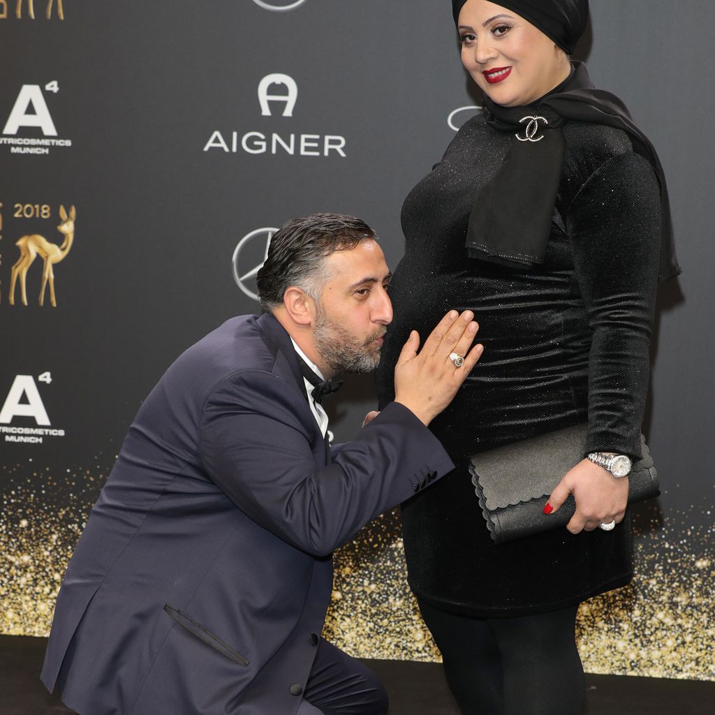 Kida Khodr Ramadan und seine Ehefrau Meryem bei der Bambi-Verleihung 2018