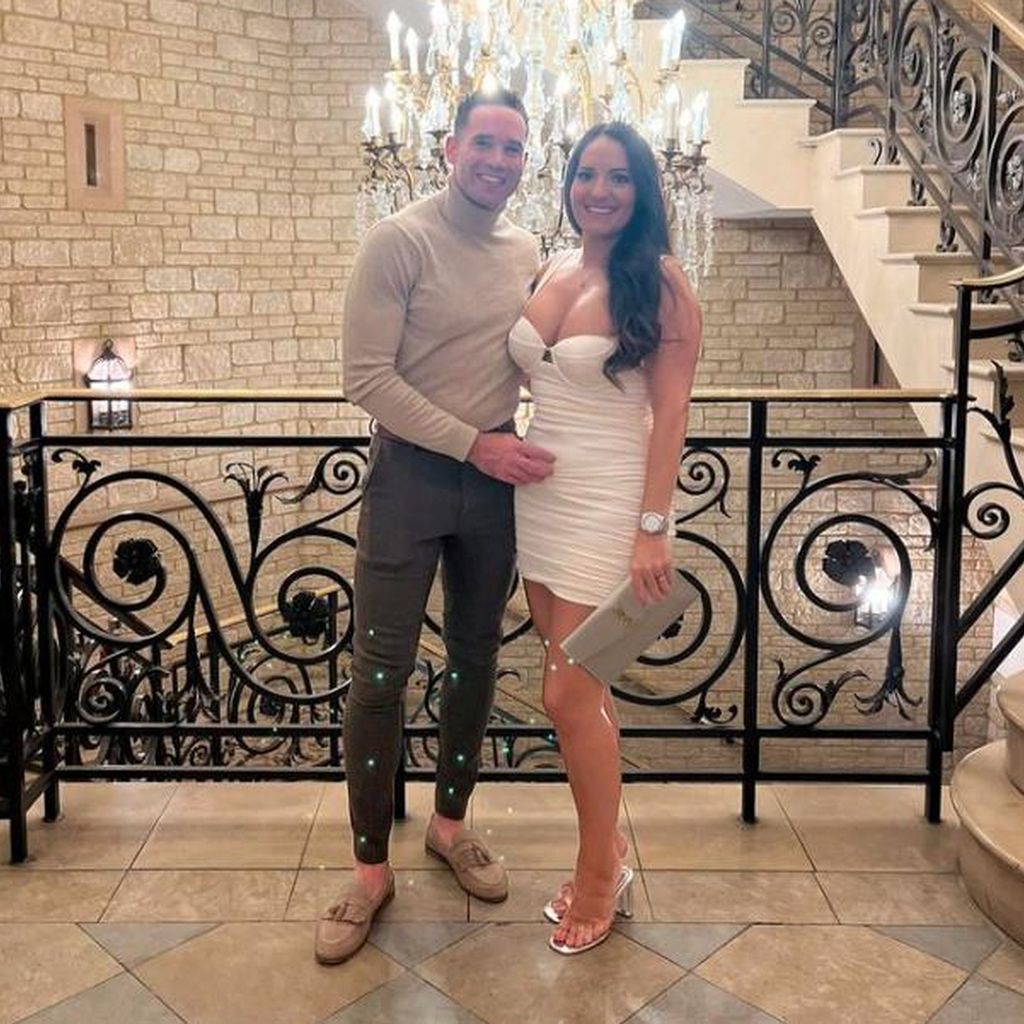 Kieran Hayler mit seiner Verlobten Michelle