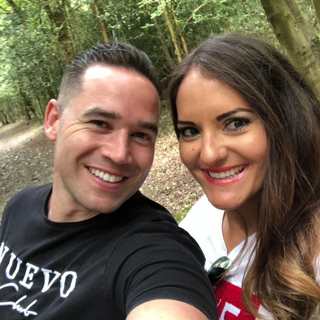 Kieran Hayler und Michelle Pentecost im April 2022