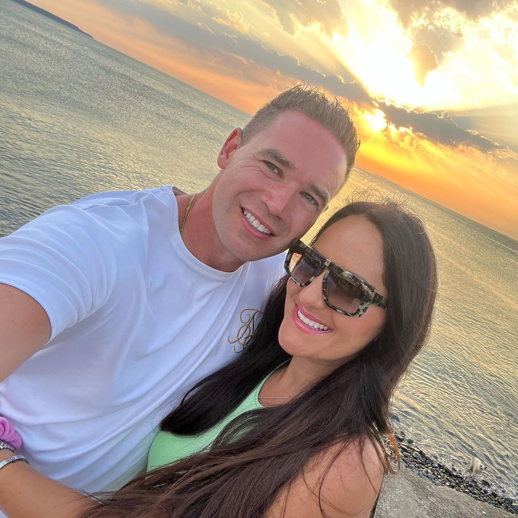 Kieran Hayler und seine Verlobte Michelle Penticost im Juli 2022
