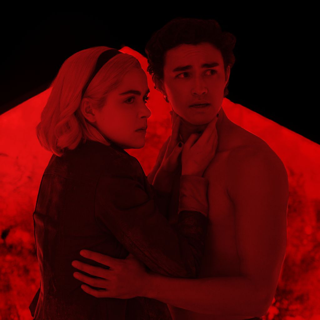 Kiernan Shipka und Gavin Leatherwood in "Chilling Adventures of Sabrina"