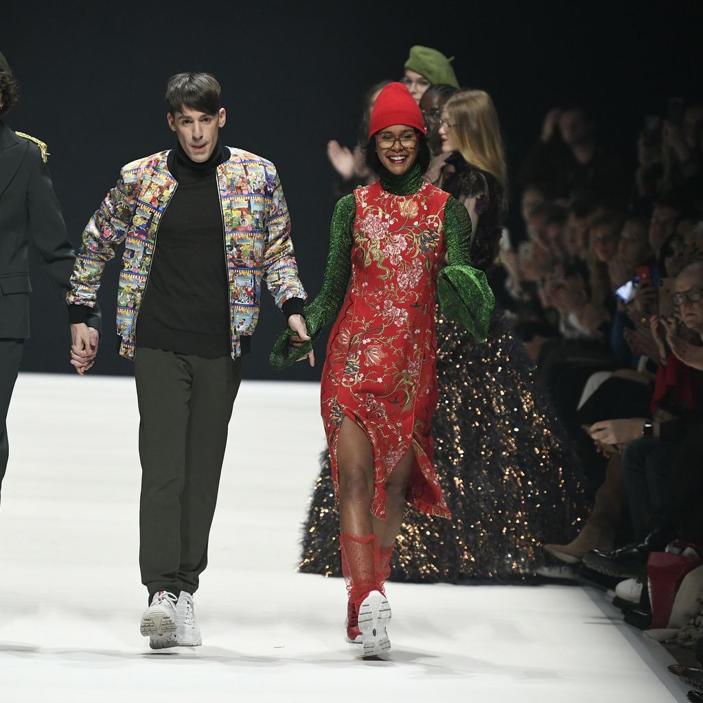 Kilian Kerner und LIjana Kaggwa auf der Fashion Week 2020