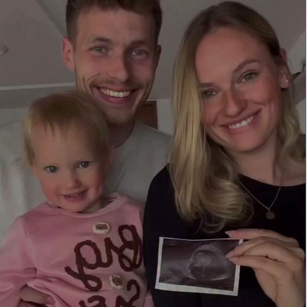 Kim-Denise Lang, Marc und Mia im April 2025