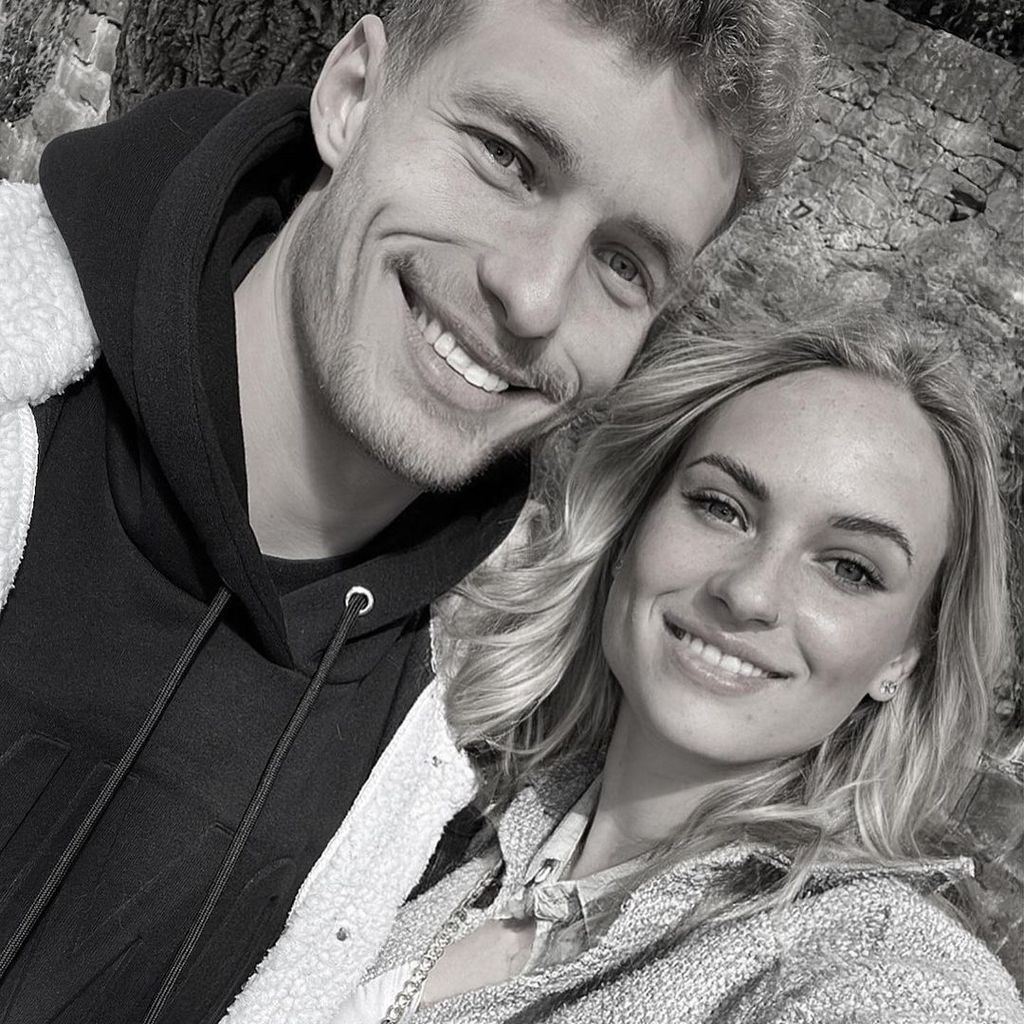 Kim-Denise Lang mit ihrem Freund Marc