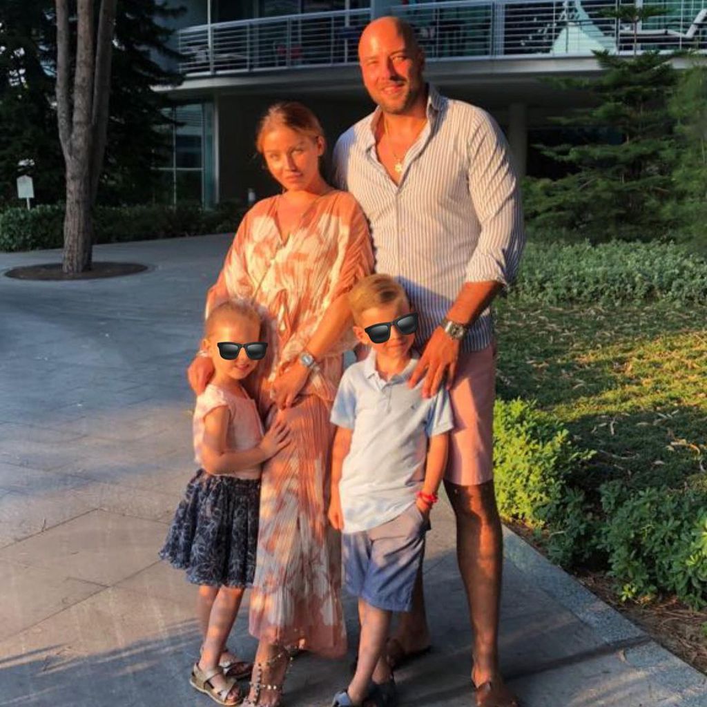 Kim Gloss, Alexander Beliaikin und ihre Kinder