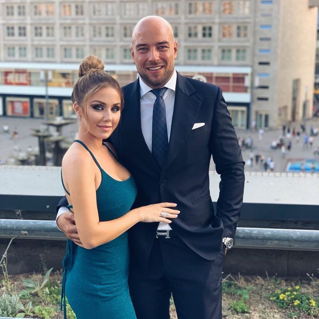 Kim Gloss und ihr Verlobter Alexander Beliaikin