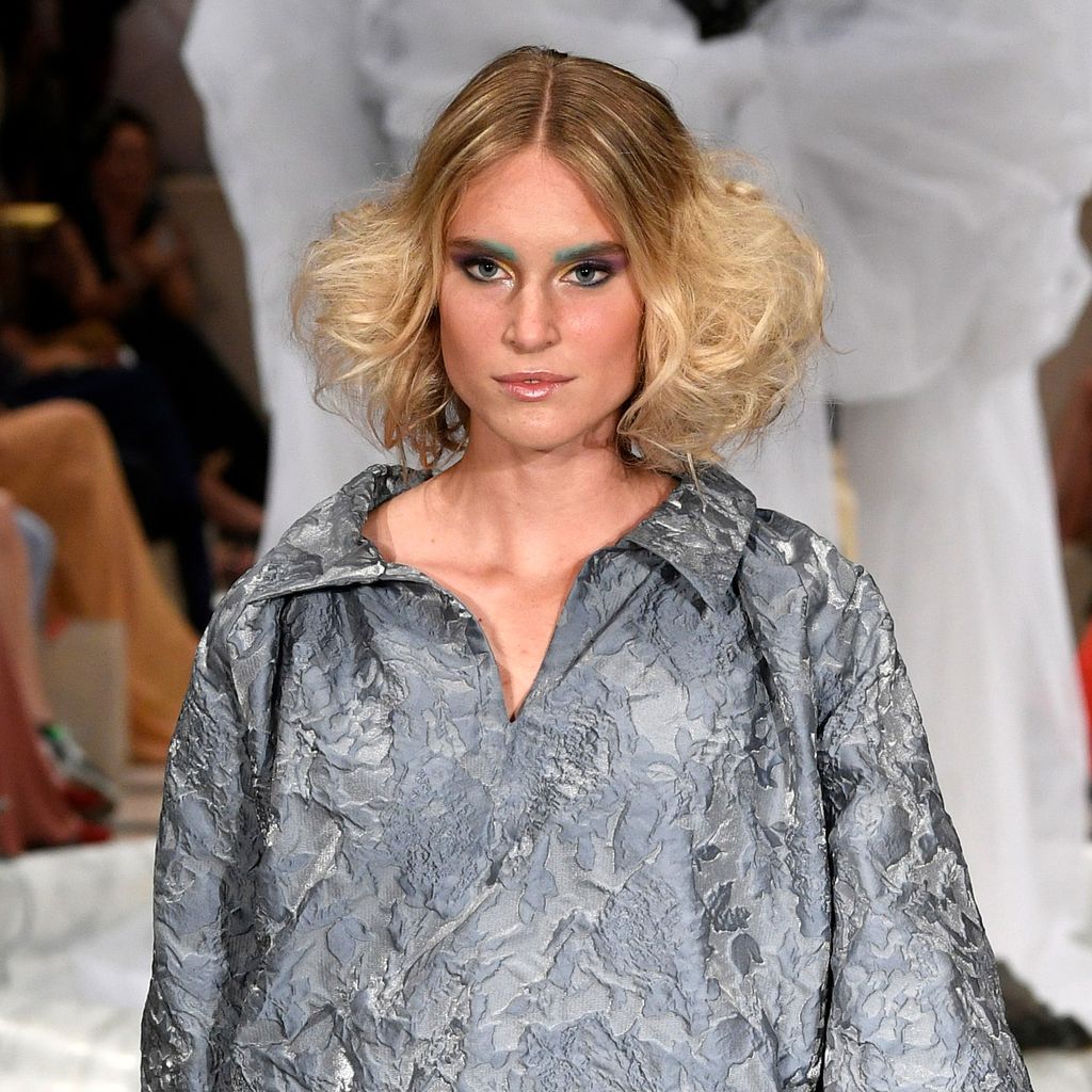 Kim Hnizdo bei der Berlin Fashion Week im Juli 2019