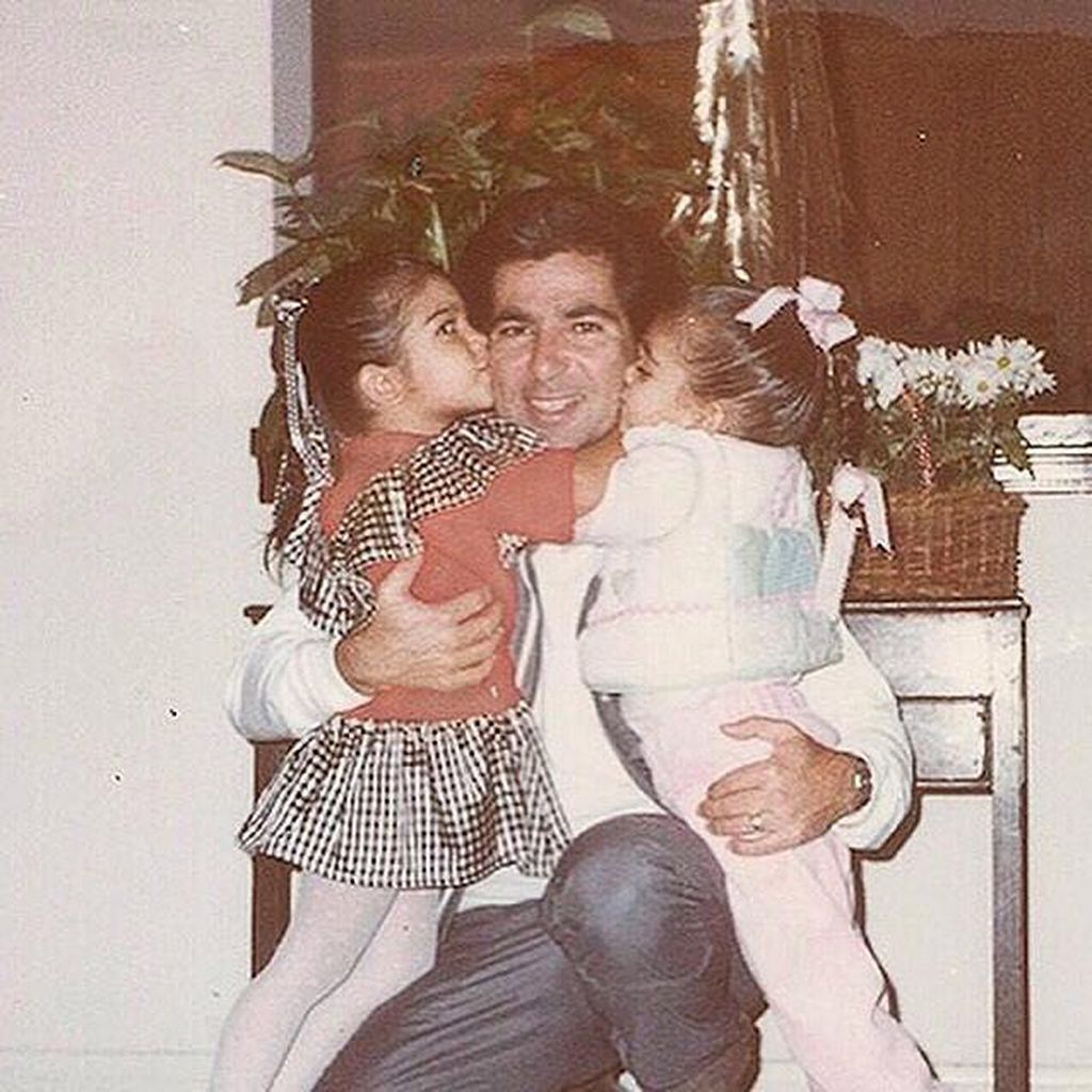 Kim Kardashian mit ihrem Vater Robert