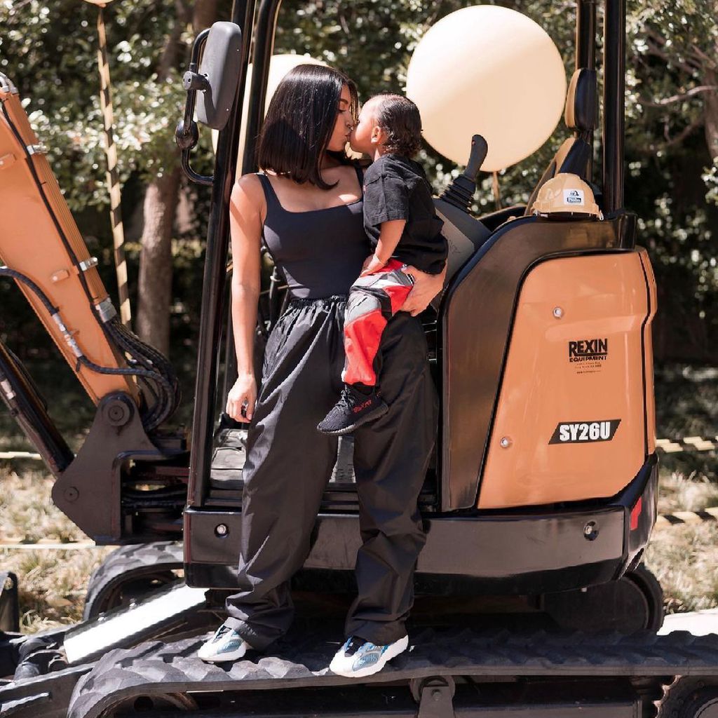 Kim Kardashian und Psalm im Mai 2021