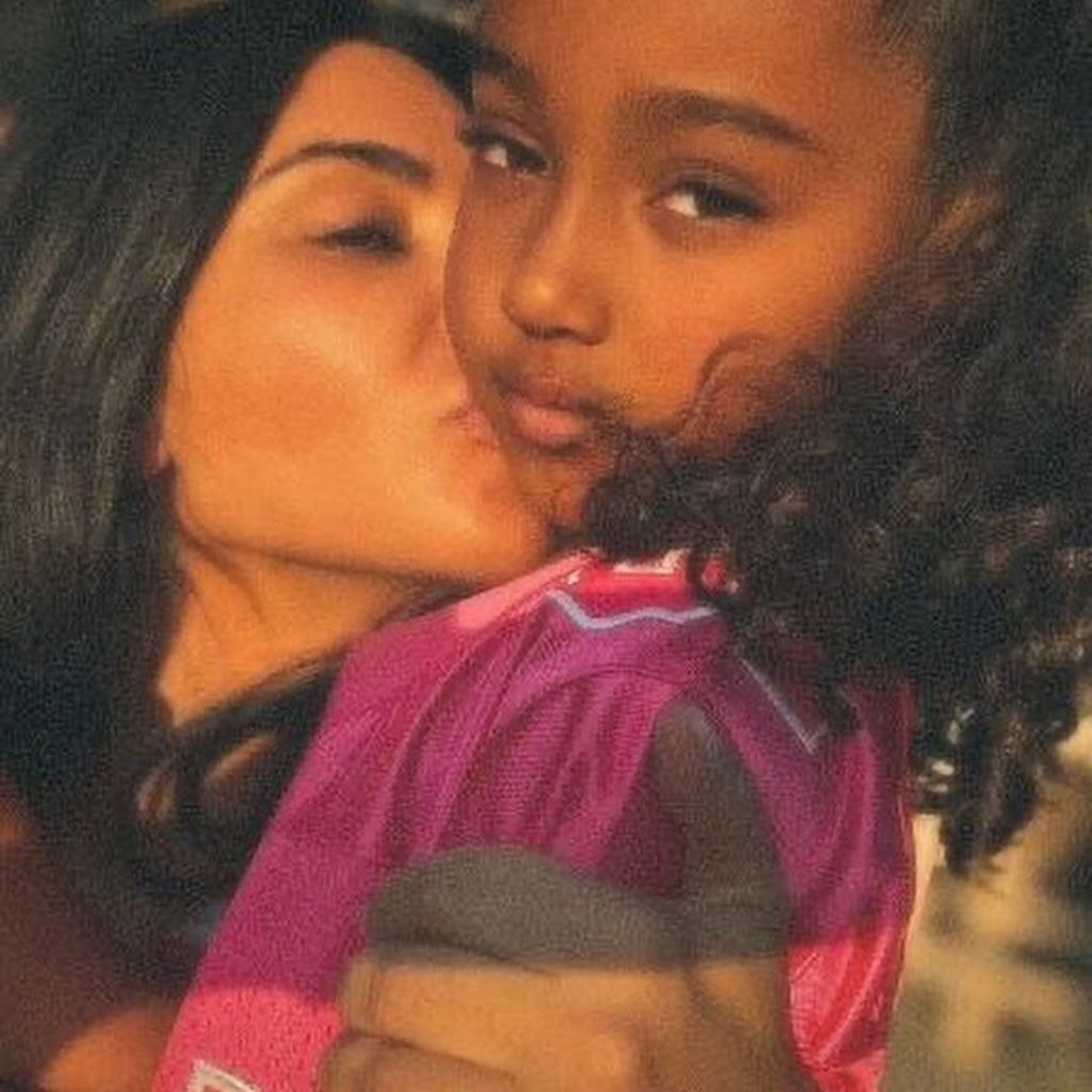 Kim Kardashian mit ihrer Tochter Chicago West