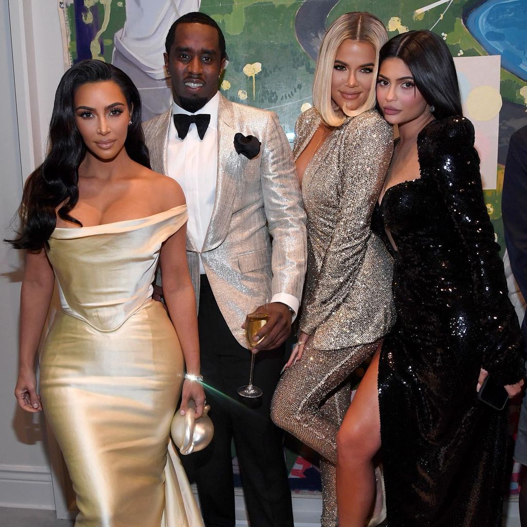 Kim Kardashian, P. Diddy, Khloé Kardashian und Kylie Jenner, Dezember 2019