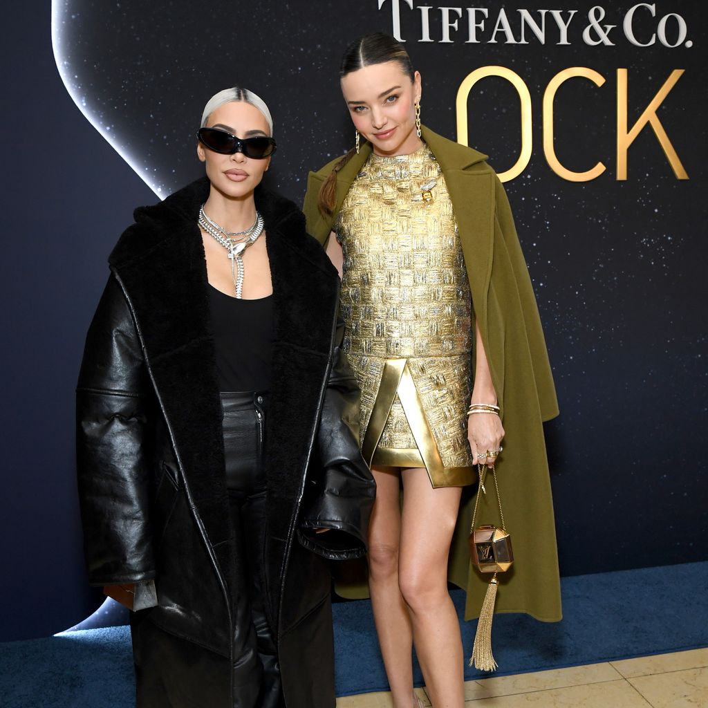 Kim Kardashian und Miranda Kerr auf dem Event von Tiffany & Co. im Oktober 2022