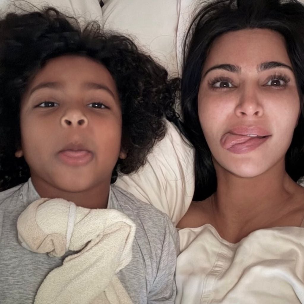 Kim Kardashian mit ihrem Sohn Psalm, Februar 2026