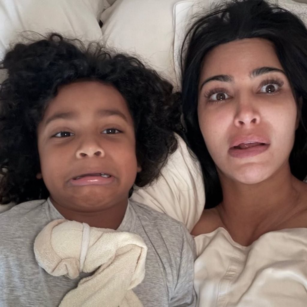 Kim Kardashian mit ihrem Sohn Psalm, Februar 2026