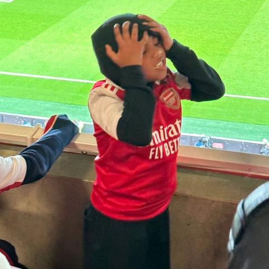 Kim Kardashians Sohn Saint West beim Europa-League-Spiel