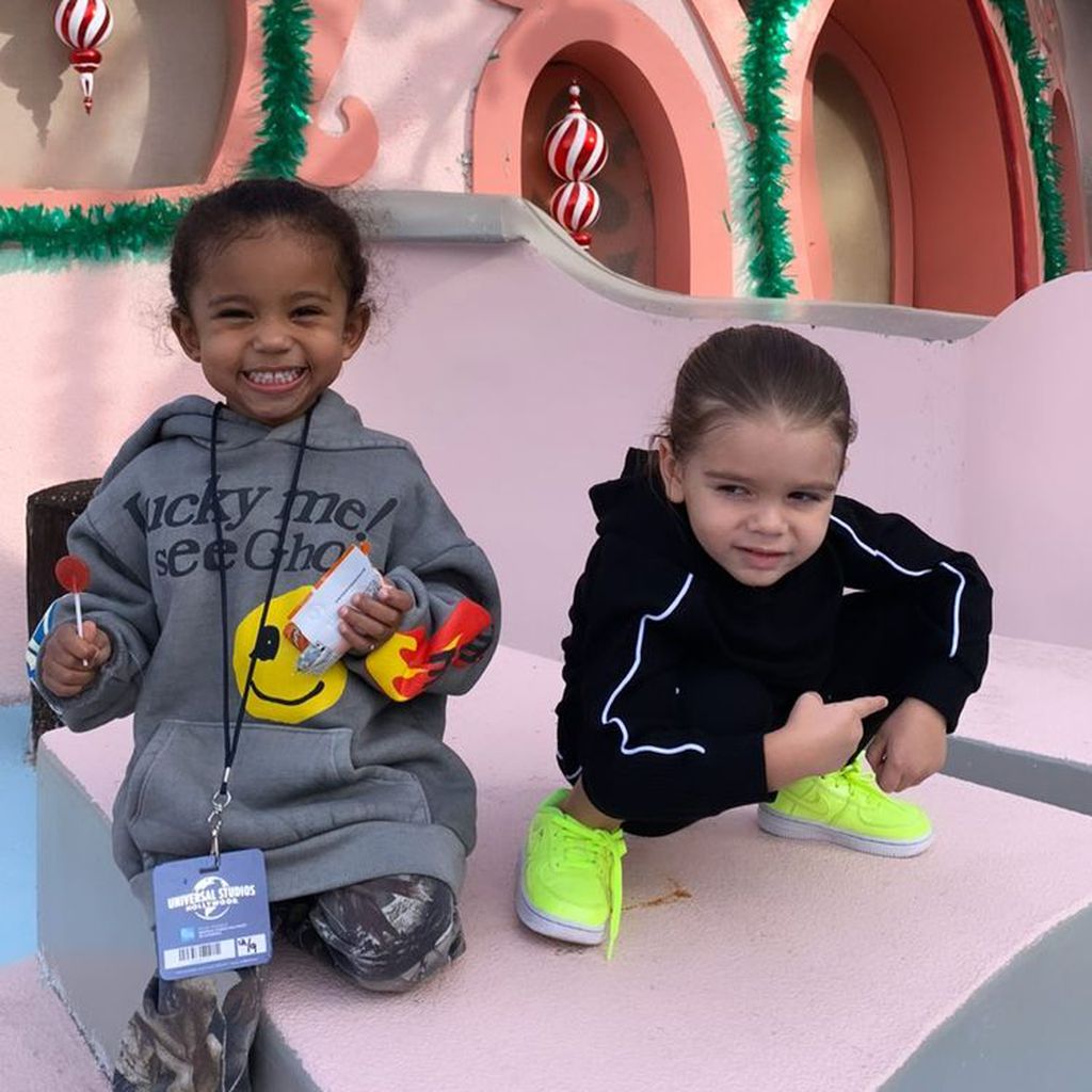Kim Kardashians Sohn Saint West und Kourtney Kardashians Sohn Reign Disick