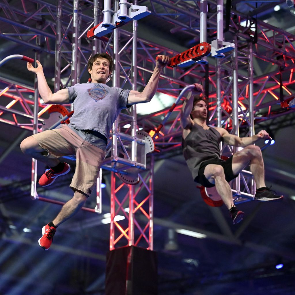 Kim Marschner und Benjamin Grams im "Ninja Warriors Germany"-Parkour