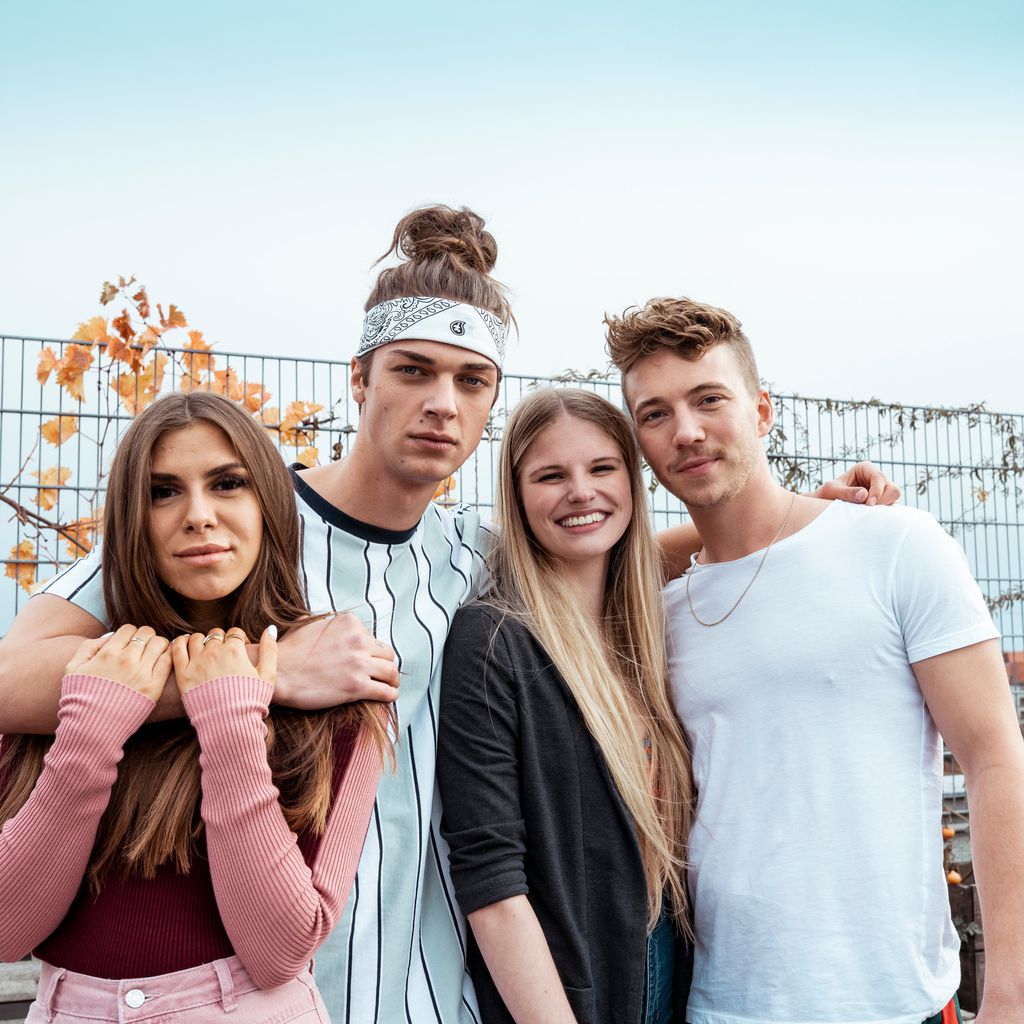 Kim, Nik, Toni und Connor von "Berlin - Tag & Nacht"