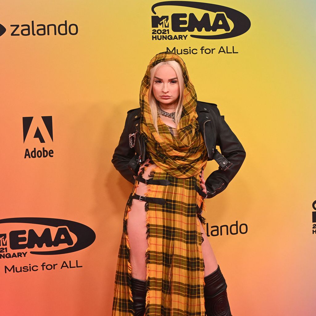 Kim Petras bei den MTV EMAs in Budapest