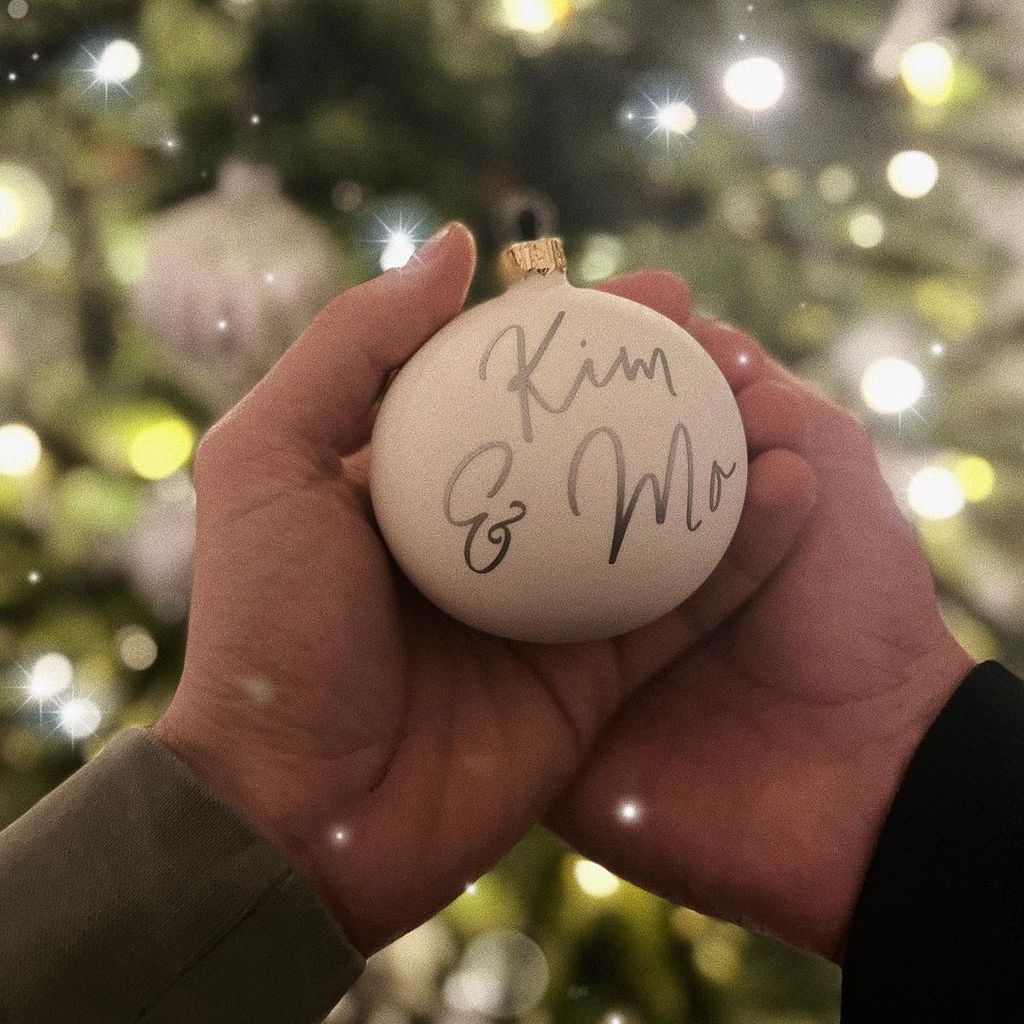 Kim Tränka und Maurice Schmitz' eigene Christbaumkugel